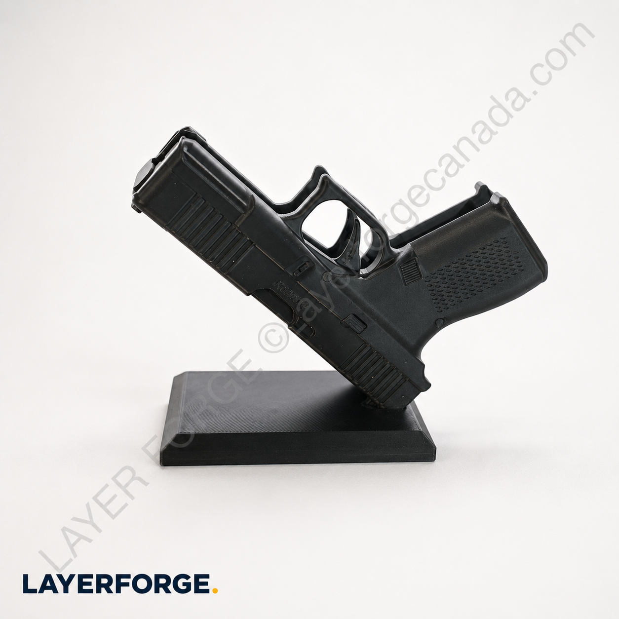 Handgun-Inspired Business Card Holder & Office Display Stand 2