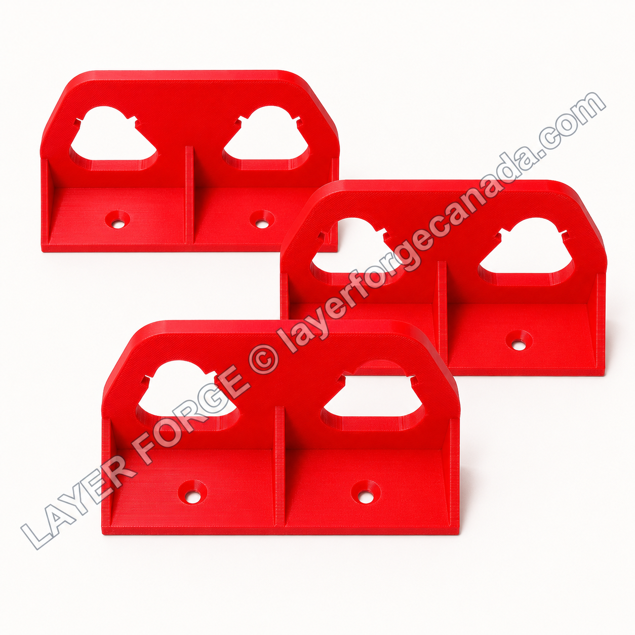 Milwaukee M12-Compatible Dual Battery Holder & Wall Mount